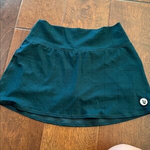 Vuori dark green volley skirt